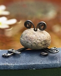 River Stone Mini Frog by Ancient Graffiti