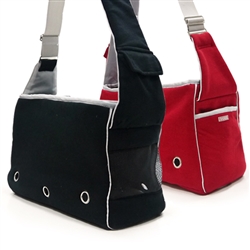 Boxy Messenger Bag Dog Carrier by Dogo Pet Fashions