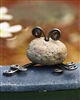 River Stone Mini Frog