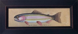 Brook Trout Framed Print by Bonnie Wolfe
