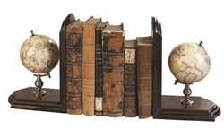 Globe Bookends by Authentic Models