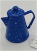 Blue Glass Camping Coffee Pot Ornament by Gallerie II