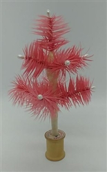 7" Soft Feather Tree Pastel Pink