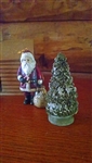 Miniature Green Chenille Christmas Tree by Ragon House