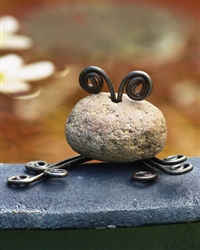 River Stone Mini Frog by Ancient Graffiti