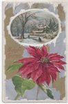 A Joyful Christmas Vintage Postcard