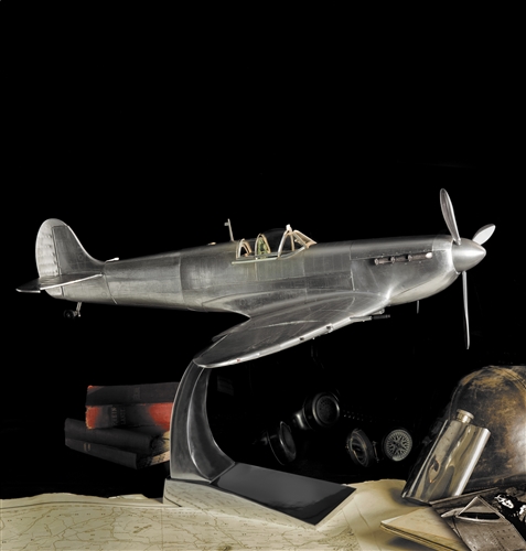 Spitfire Fighter Plane Desk Model Airplane Authentic Models