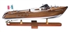 Aquarama Wooden Boat Model by Authentic Models