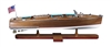 Triple Cockpit Wooden Boat Model