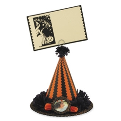 Witch Hat Card Holder by Casey Mack for Bethany Lowe