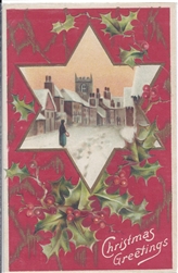 Christmas Greetings Vintage Postcard