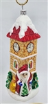 Santa At Clock Tower - 1990s - Czech