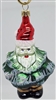 Santa Wearing Pine Tree Ornament - Germany