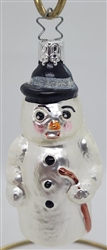 Snowman With Black Cap - 1990s - OWC Inge Glass