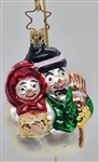 Snowman Couple - 1990s - OWC Inge Glass