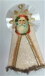 Spun Glass  - Dresden - Scrap  - Father Christmas