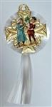 Shooting Star Spun Glass Ornament - Victorian Children - Dresdens by Dennis Bauer