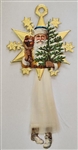 Spun Glass Ornament - Standing Santa - Dresdens by Dennis Bauer