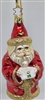 Valentine Santa - 1990s - OWC Inge Glass