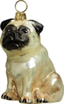 Pug Ornament by Joy to the World
