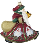 Three French Hens Ornament by Joy to the World